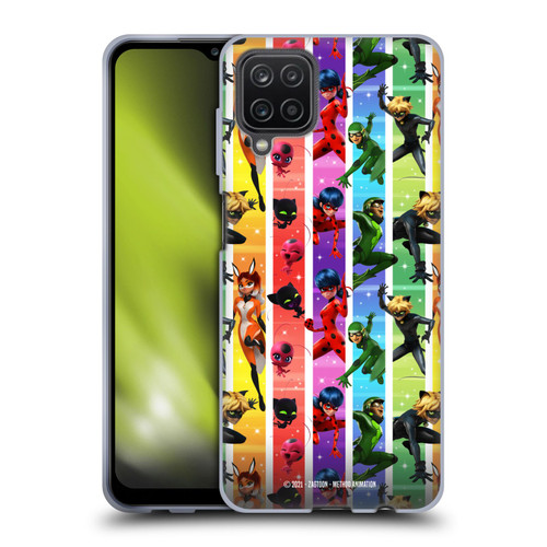 Miraculous Tales of Ladybug & Cat Noir Graphics Pattern Soft Gel Case for Samsung Galaxy A12 (2020)