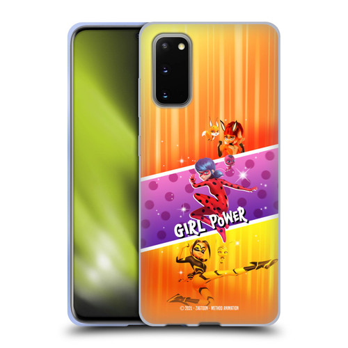 Miraculous Tales of Ladybug & Cat Noir Graphics Girl Power Soft Gel Case for Samsung Galaxy S20 / S20 5G
