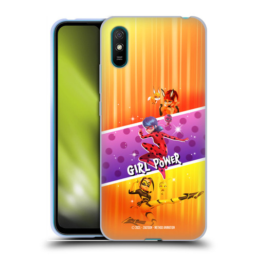 Miraculous Tales of Ladybug & Cat Noir Graphics Girl Power Soft Gel Case for Xiaomi Redmi 9A / Redmi 9AT