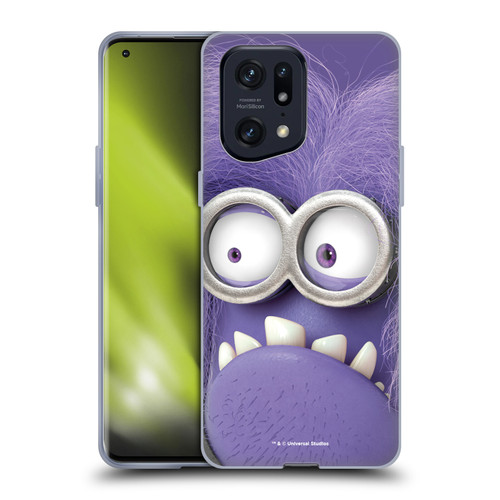 Despicable Me Full Face Minions Evil 2 Soft Gel Case for OPPO Find X5 Pro