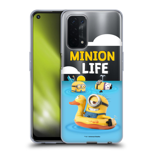 Despicable Me Funny Minions Beach Life Soft Gel Case for OPPO A54 5G