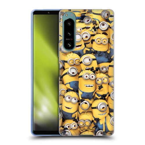 Despicable Me Funny Minions Pattern Soft Gel Case for Sony Xperia 5 IV