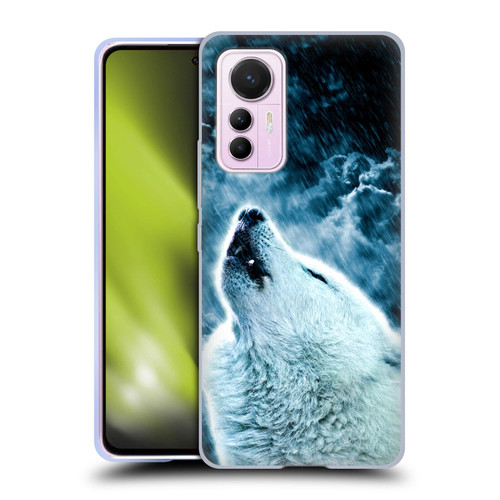 Simone Gatterwe Animals 2 Howling Wolf Soft Gel Case for Xiaomi 12 Lite