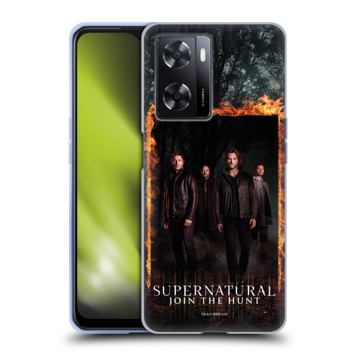 Supernatural Key Art Sam, Dean, Castiel & Crowley Soft Gel Case for OPPO A57s