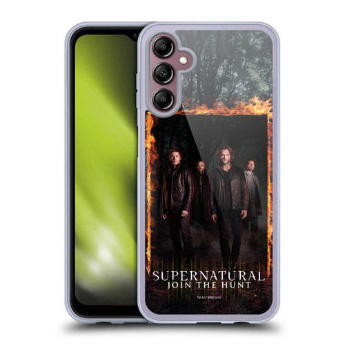 Supernatural Key Art Sam, Dean, Castiel & Crowley Soft Gel Case for Samsung Galaxy A14 5G