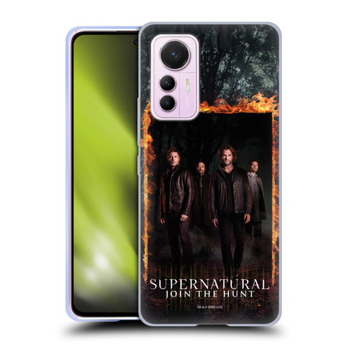Supernatural Key Art Sam, Dean, Castiel & Crowley Soft Gel Case for Xiaomi 12 Lite