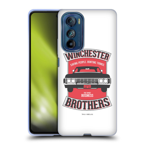 Supernatural Vectors Winchester Brothers 2 Soft Gel Case for Motorola Edge 30