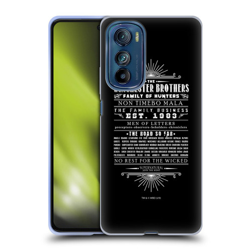 Supernatural Vectors Winchester Brothers Soft Gel Case for Motorola Edge 30