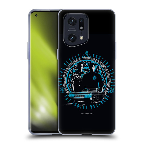 Supernatural Vectors Dean & Sam Business Soft Gel Case for OPPO Find X5 Pro