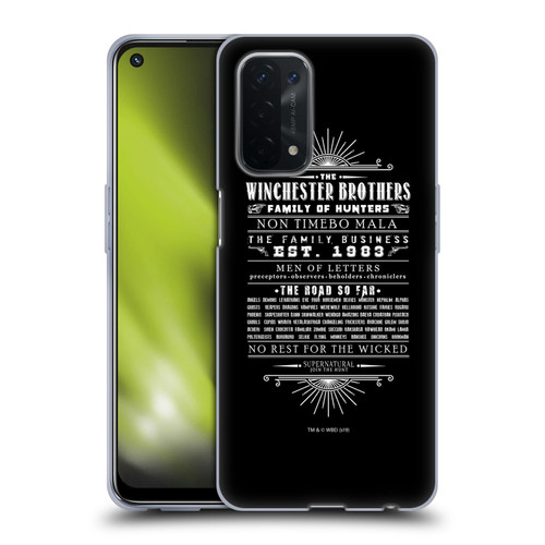 Supernatural Vectors Winchester Brothers Soft Gel Case for OPPO A54 5G