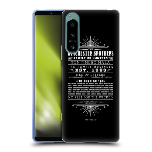Supernatural Vectors Winchester Brothers Soft Gel Case for Sony Xperia 5 IV