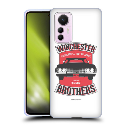 Supernatural Vectors Winchester Brothers 2 Soft Gel Case for Xiaomi 12 Lite