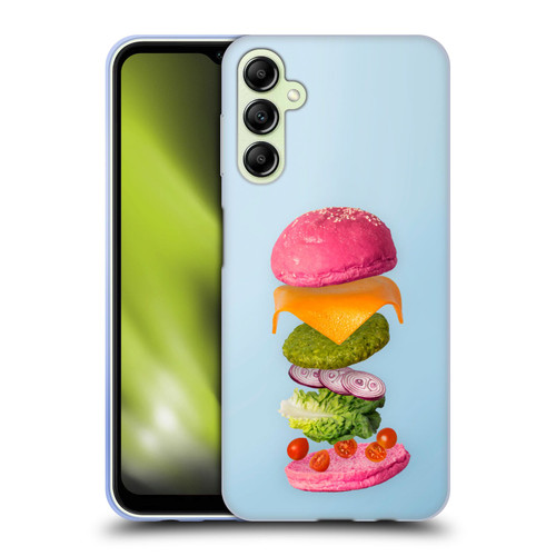 Pepino De Mar Foods Burger 2 Soft Gel Case for Samsung Galaxy A14 5G