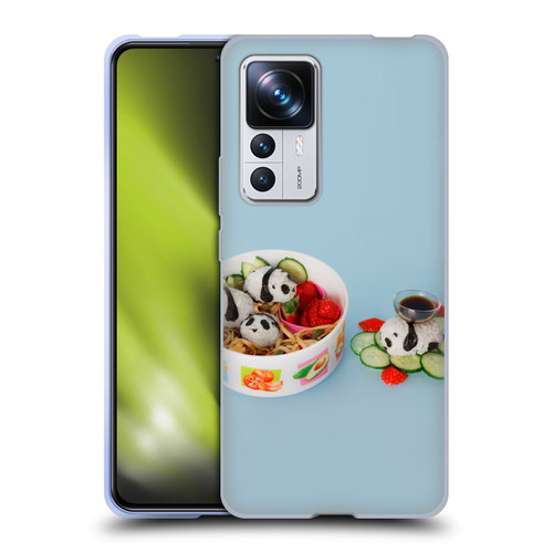 Pepino De Mar Foods Panda Rice Ball Soft Gel Case for Xiaomi 12T Pro