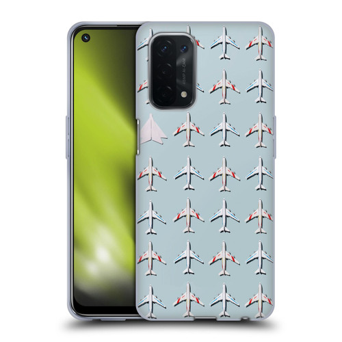 Pepino De Mar Patterns 2 Airplane Soft Gel Case for OPPO A54 5G