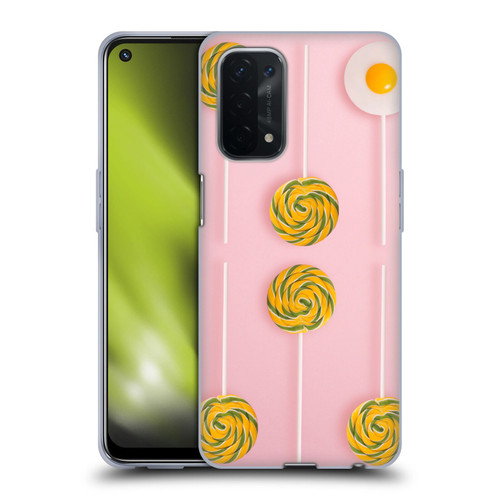 Pepino De Mar Patterns 2 Lollipop Soft Gel Case for OPPO A54 5G