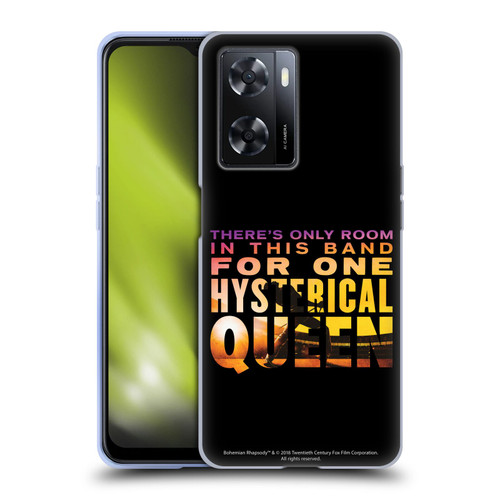 Queen Bohemian Rhapsody Hysterical Quote Soft Gel Case for OPPO A57s