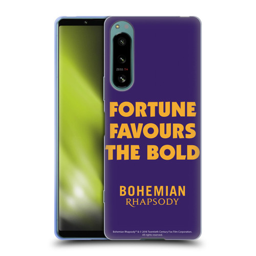 Queen Bohemian Rhapsody Fortune Quote Soft Gel Case for Sony Xperia 5 IV
