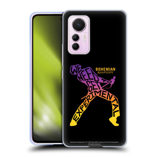 Queen Bohemian Rhapsody Experimental Quote Soft Gel Case for Xiaomi 12 Lite