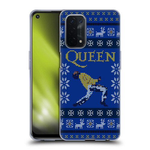 Queen Christmas Freddie Mercury Knitwork Soft Gel Case for OPPO A54 5G