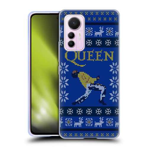Queen Christmas Freddie Mercury Knitwork Soft Gel Case for Xiaomi 12 Lite