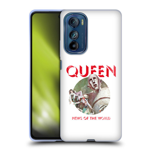 Queen Key Art News Of The World Soft Gel Case for Motorola Edge 30