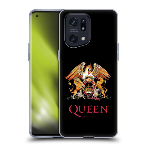 Queen Key Art Crest Soft Gel Case for OPPO Find X5 Pro