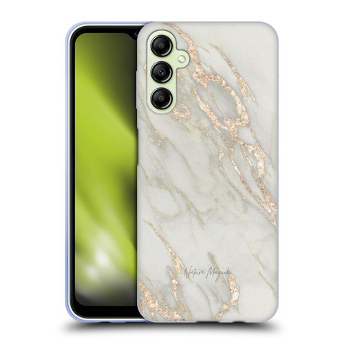 Nature Magick Marble Metallics Gold Soft Gel Case for Samsung Galaxy A14 5G