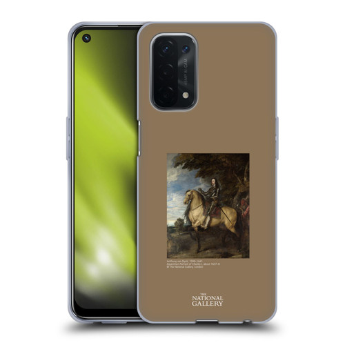 The National Gallery People Equestrian Portrait Of Charles I Soft Gel Case for OPPO A54 5G