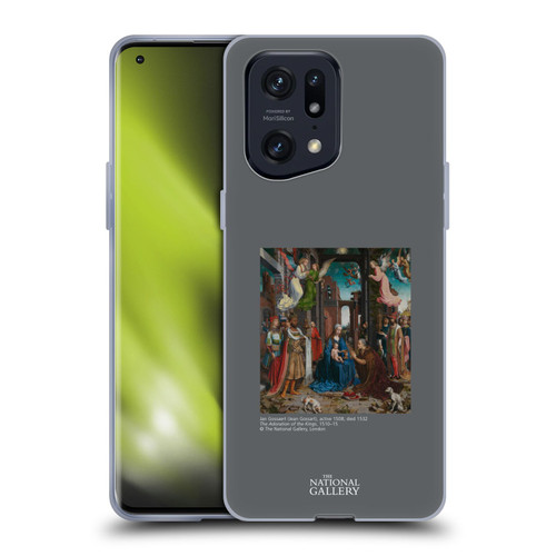 The National Gallery Religious & Mythological The Adoration Of The Kings Soft Gel Case for OPPO Find X5 Pro