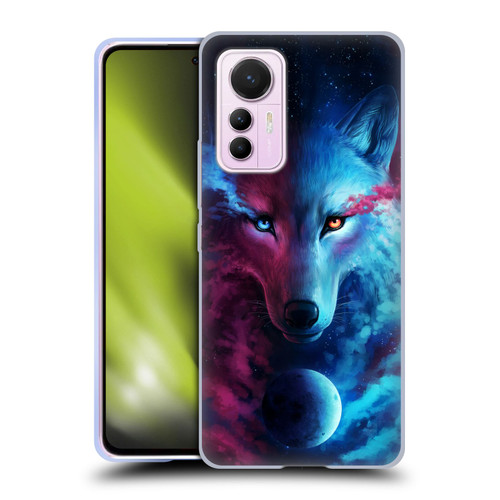 Jonas "JoJoesArt" Jödicke Wildlife Wolf Galaxy Soft Gel Case for Xiaomi 12 Lite