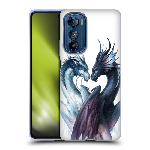 Jonas "JoJoesArt" Jödicke Wildlife 2 Yin And Yang Dragons Soft Gel Case for Motorola Edge 30