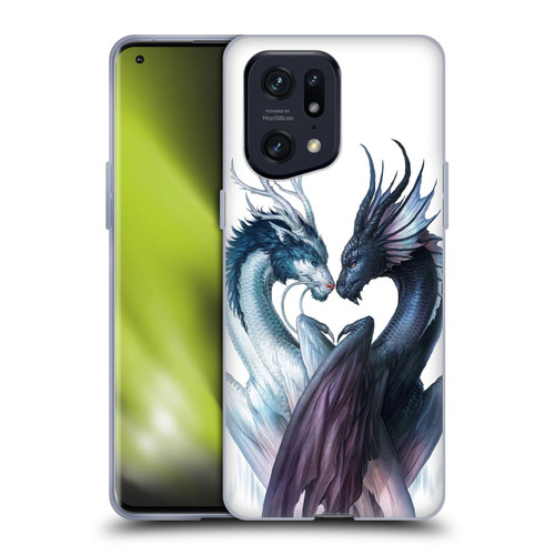 Jonas "JoJoesArt" Jödicke Wildlife 2 Yin And Yang Dragons Soft Gel Case for OPPO Find X5 Pro