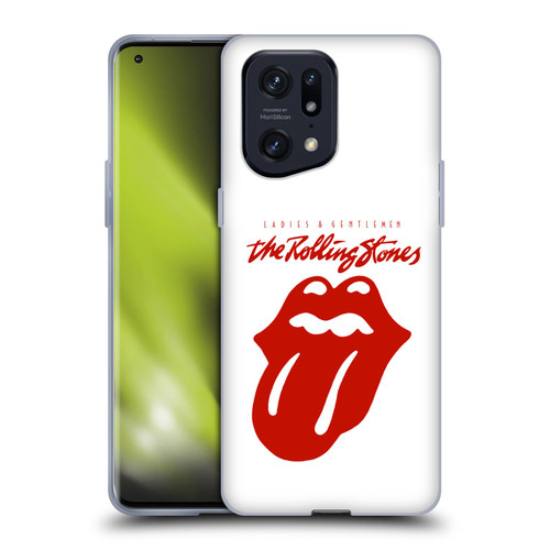 The Rolling Stones Graphics Ladies and Gentlemen Movie Soft Gel Case for OPPO Find X5 Pro
