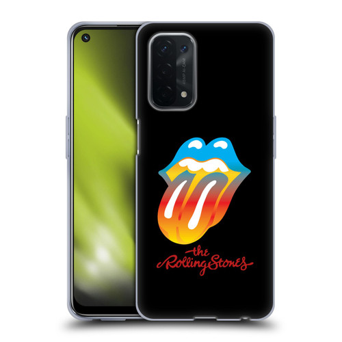 The Rolling Stones Graphics Rainbow Tongue Soft Gel Case for OPPO A54 5G