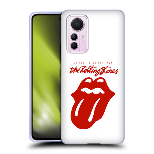 The Rolling Stones Graphics Ladies and Gentlemen Movie Soft Gel Case for Xiaomi 12 Lite