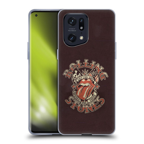 The Rolling Stones Tours Tattoo You 1981 Soft Gel Case for OPPO Find X5 Pro