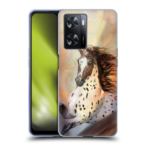 Simone Gatterwe Horses Wild 2 Soft Gel Case for OPPO A57s