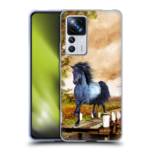 Simone Gatterwe Horses On The Lake Soft Gel Case for Xiaomi 12T Pro