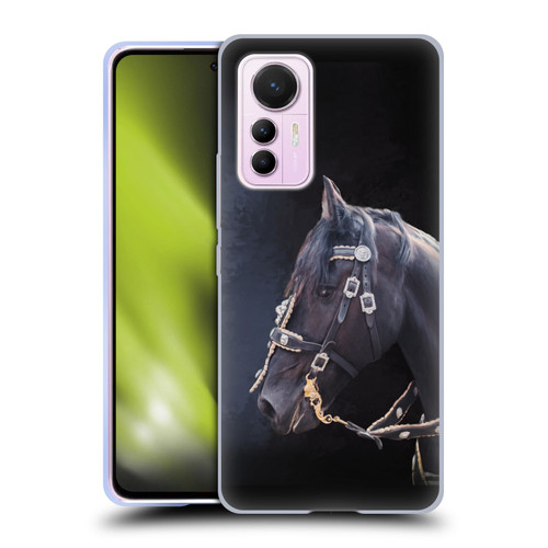 Simone Gatterwe Pegasus And Unicorns Friesian Horse Soft Gel Case for Xiaomi 12 Lite