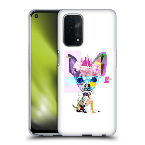 Michel Keck Animal Collage Chihuahua Soft Gel Case for OPPO A54 5G