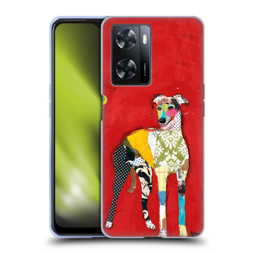 Michel Keck Dogs 2 Greyhound Soft Gel Case for OPPO A57s