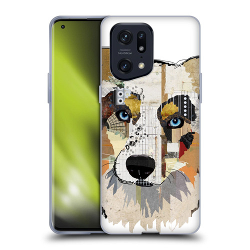 Michel Keck Dogs 3 Australian Shepherd Soft Gel Case for OPPO Find X5 Pro