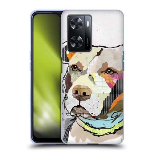 Michel Keck Dogs 3 Pit Bull Soft Gel Case for OPPO A57s