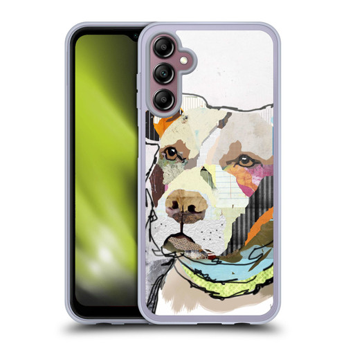 Michel Keck Dogs 3 Pit Bull Soft Gel Case for Samsung Galaxy A14 5G