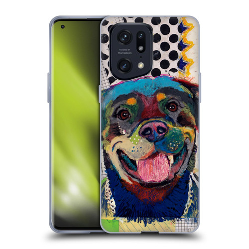Michel Keck Dogs Rottweiler Soft Gel Case for OPPO Find X5 Pro