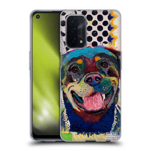 Michel Keck Dogs Rottweiler Soft Gel Case for OPPO A54 5G