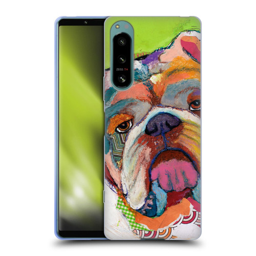 Michel Keck Dogs Bulldog Soft Gel Case for Sony Xperia 5 IV
