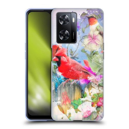 Aimee Stewart Assorted Designs Birds And Bloom Soft Gel Case for OPPO A57s