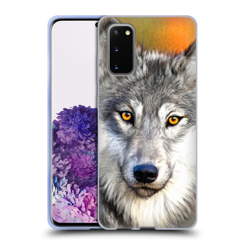 Aimee Stewart Animals Autumn Wolf Soft Gel Case for Samsung Galaxy S20 / S20 5G